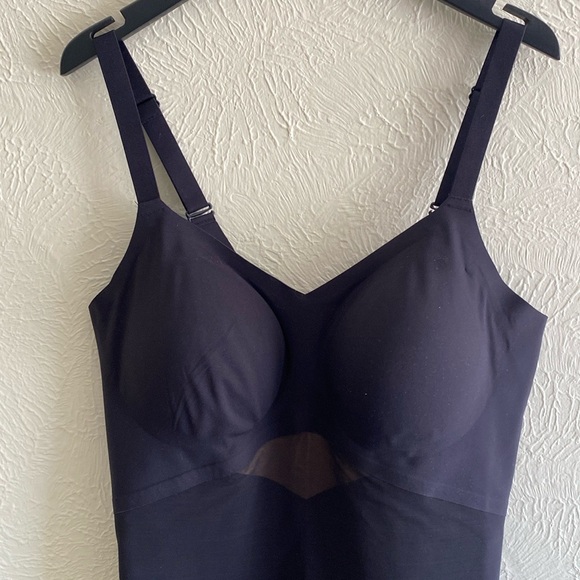 NEW Honeylove SuperPower Mid Thigh Short Bodysuit, Black Runway Size XL - Picture 9 of 15